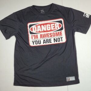 WWE miz shirt size large I'm awesome double sided graphic authentic wear nxt